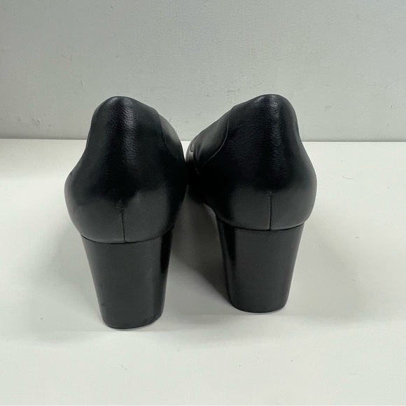New Clarks Un Cosmo Step Womens Pumps Black Leather Size 11 - Picture 4 of 14